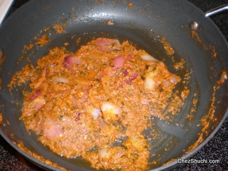 after adding tomato puree